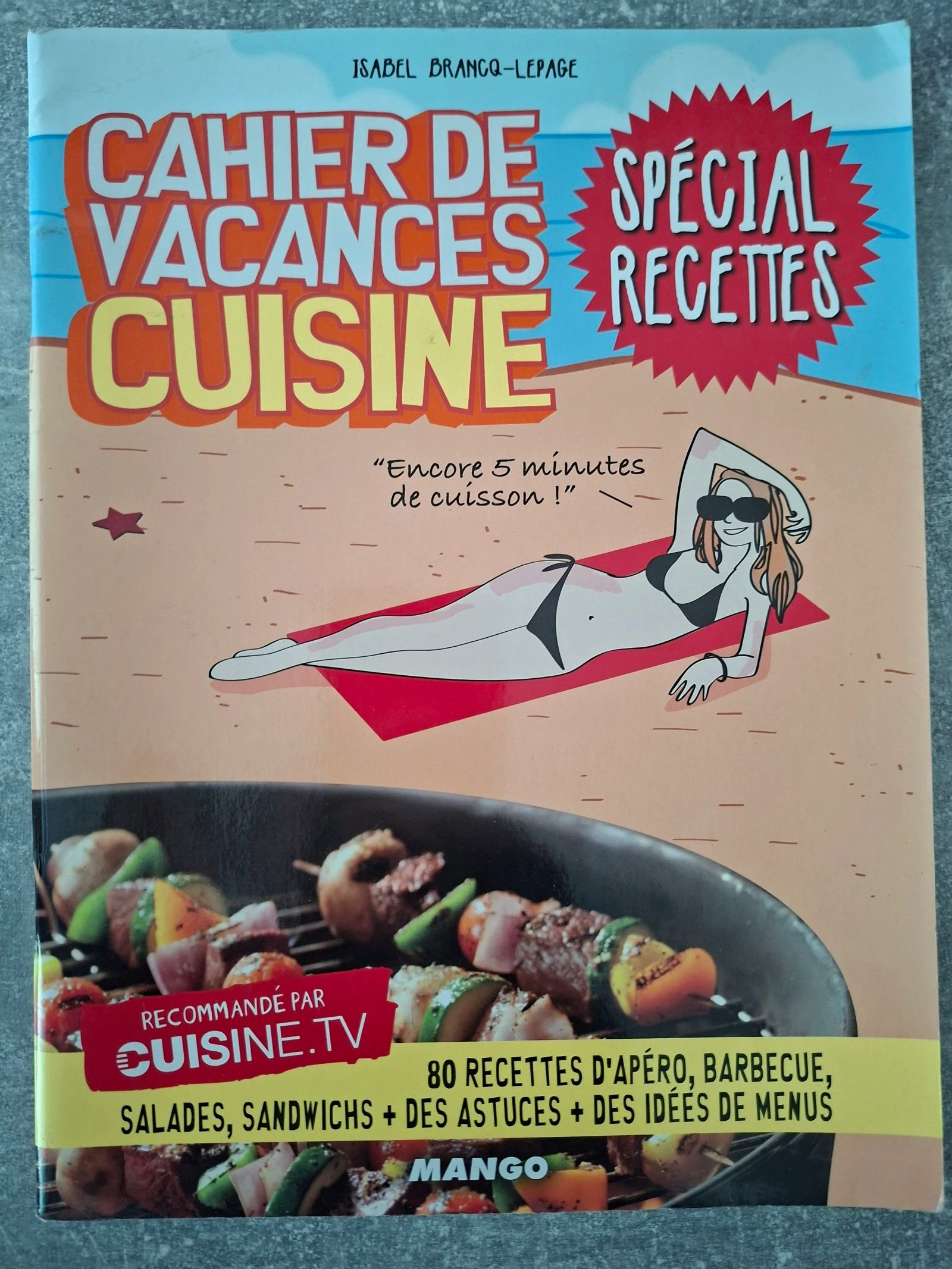 Livre Cahier de vacances Cuisine 